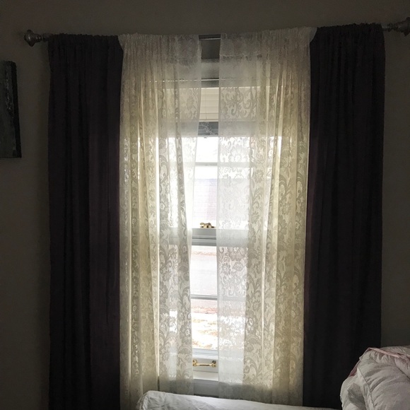 — #2 Deep Purple Pretty Curtains Set 🍆 - Picture 6 of 8